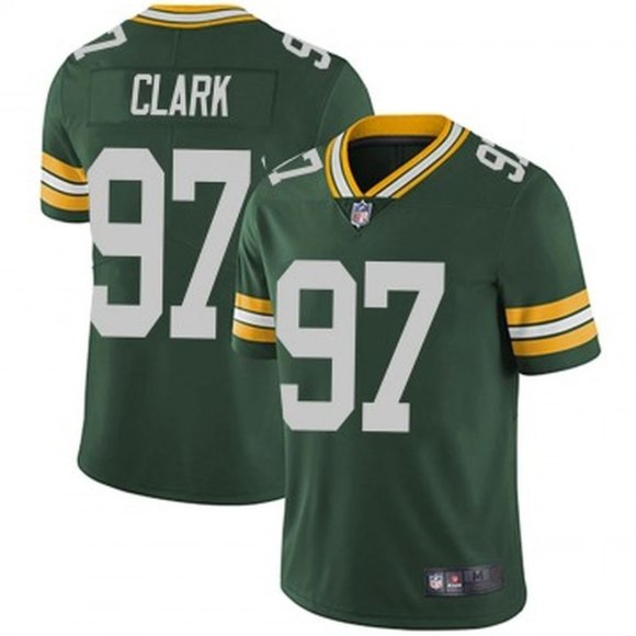 Men's Green Bay Packers #97 Kenny Clark Vapor Untouchable Limited Stitched NFL Jersey - Click Image to Close